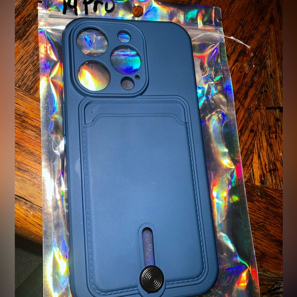 iPhone 14 Pro case blue